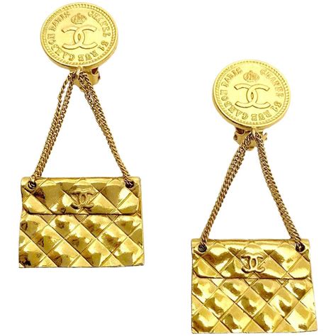 chanel purse earrings|Chanel earrings buy online.